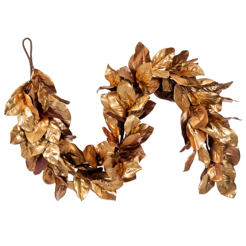 72″ Gold Magnolia Leaf