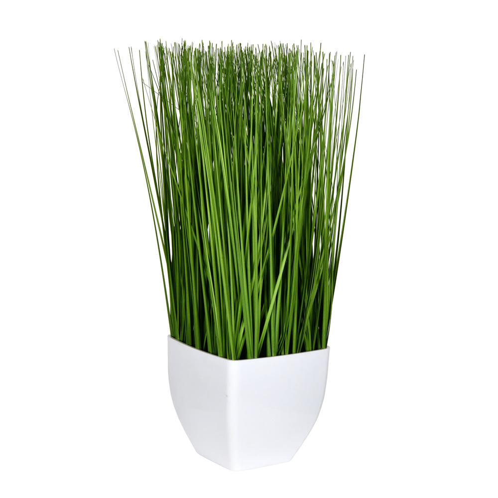 Vickerman 16.5” Green Potted Grass - FV190216