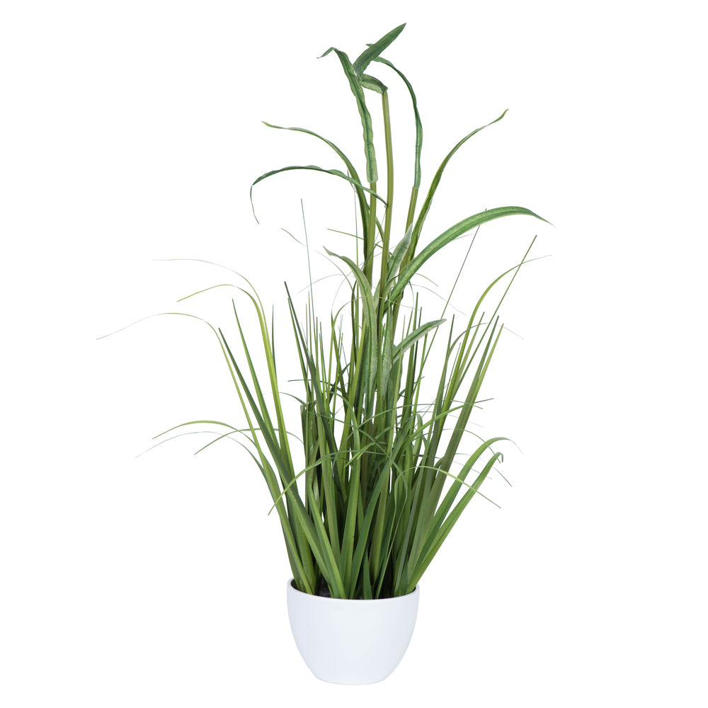 Vickerman 32” Green Potted Bamboo Grass - FV190532