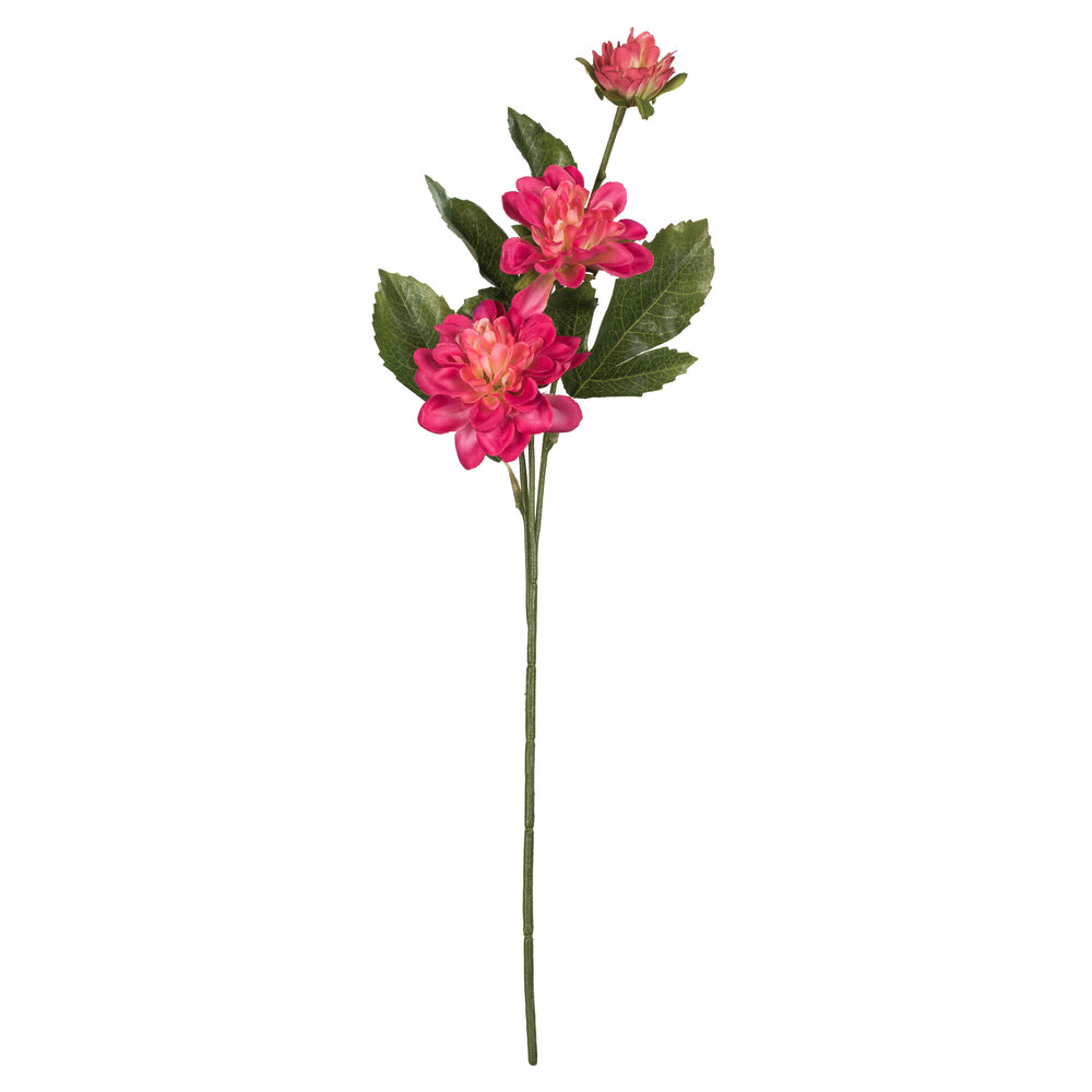 Vickerman 17” Fuchsia Dahlia Spray 6/Pk - FV190643
