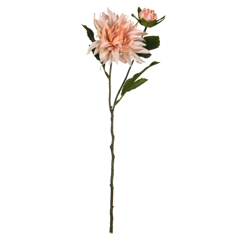 Vickerman 17” Peach Dahlia Spray 6/Pk - FV190862