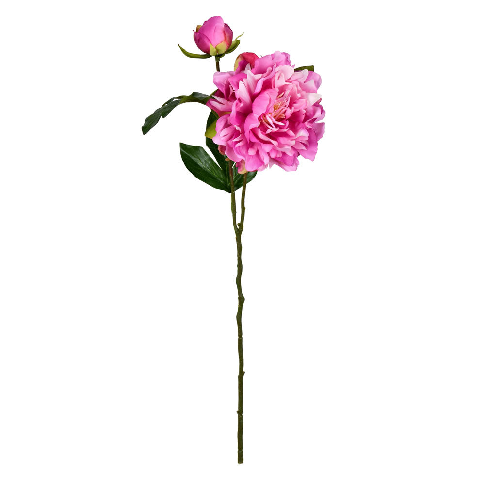 Vickerman 16” Fuchsia Peony Spray 6/Pk - FV190976