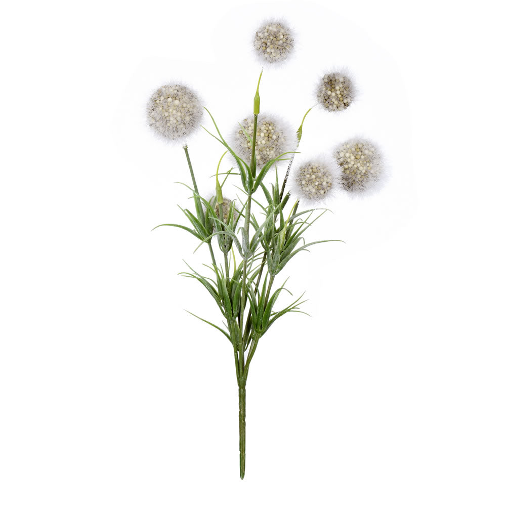 Vickerman 12” Green Pom Pom Bush 6/Pk - FV194004