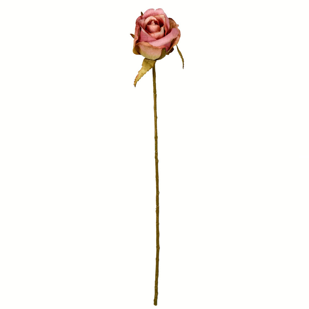Vickerman 18” Mauve Rose Stem 12/Pk - FV194413