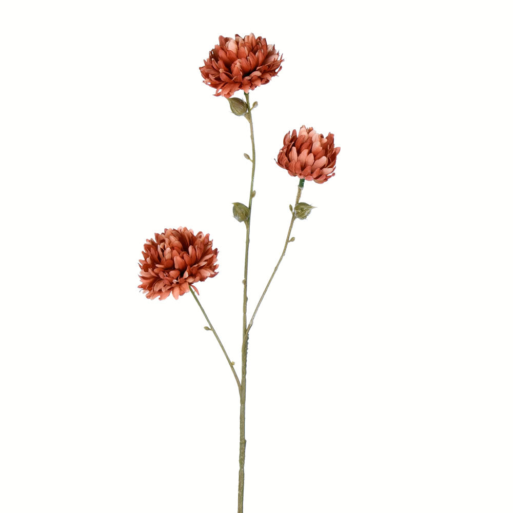 Vickerman 24” Brown Mum Spray 4/Pk - FV194601