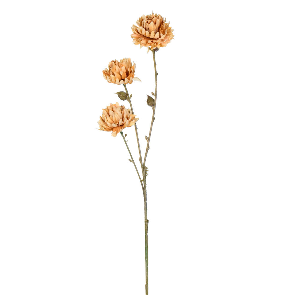 Vickerman 24” Mustard Mum Spray 4/Pk - FV194604