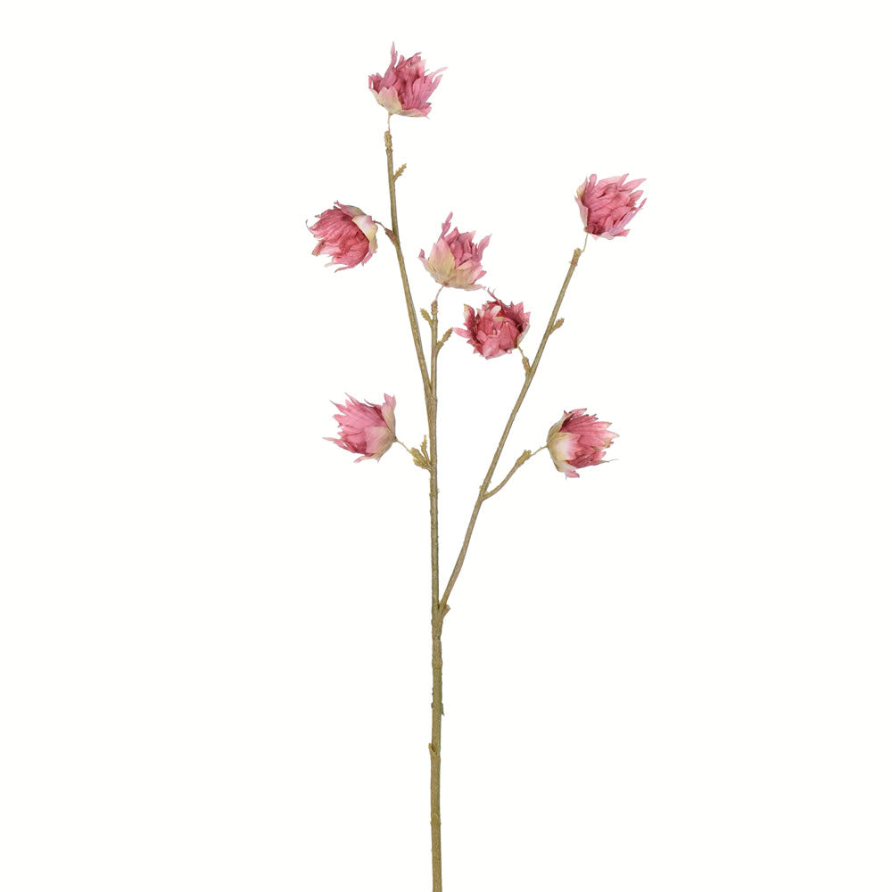 Vickerman 24” Mauve Hibiscus Spray 3/Pk - FV194704