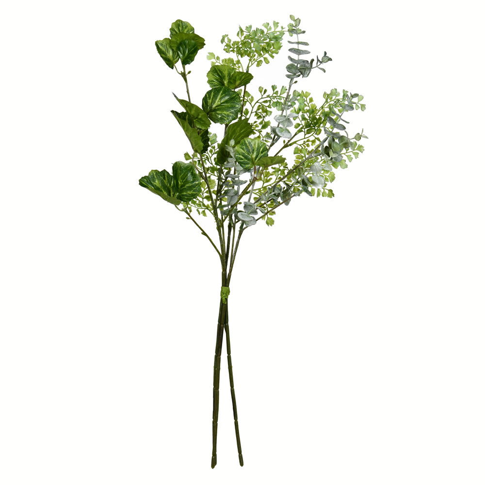 Vickerman 26” Green Mixed Greenery Bundle 2/Pk - FV197026