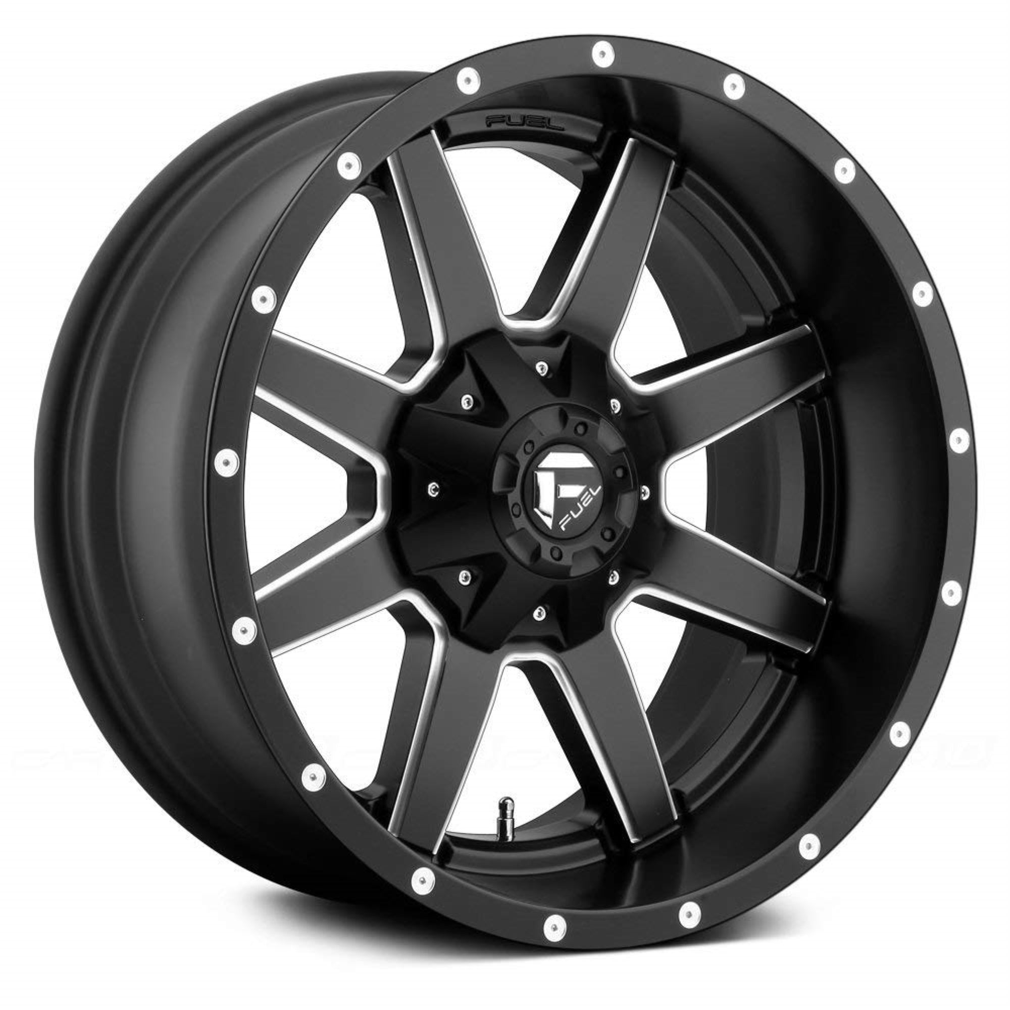 Fuel D538 Maverick Black Wheel With Painted And Tpms (20 X 9. Inches /6 X 135 Mm, 19 Mm Offset)