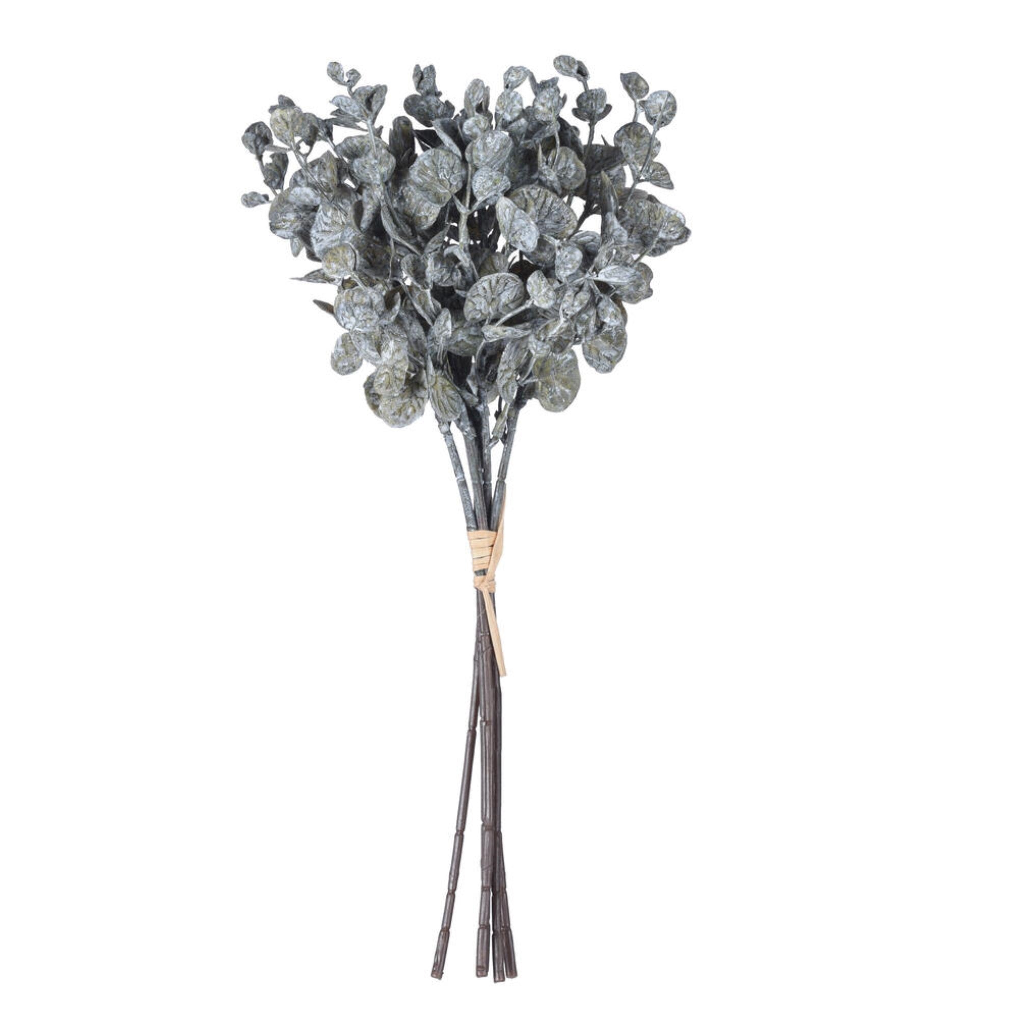 Vickerman 14” Green Artificial Eucalyptus Bundle 3 per bag.