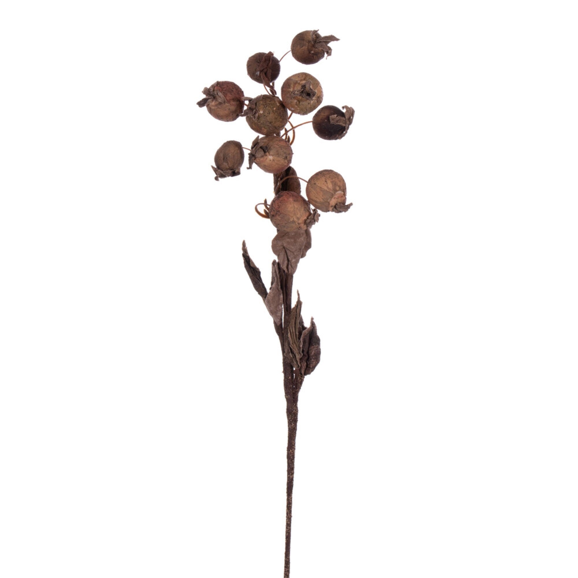 Vickerman 18” Rust Artificial Dried Fruit Spray 3 per bag.