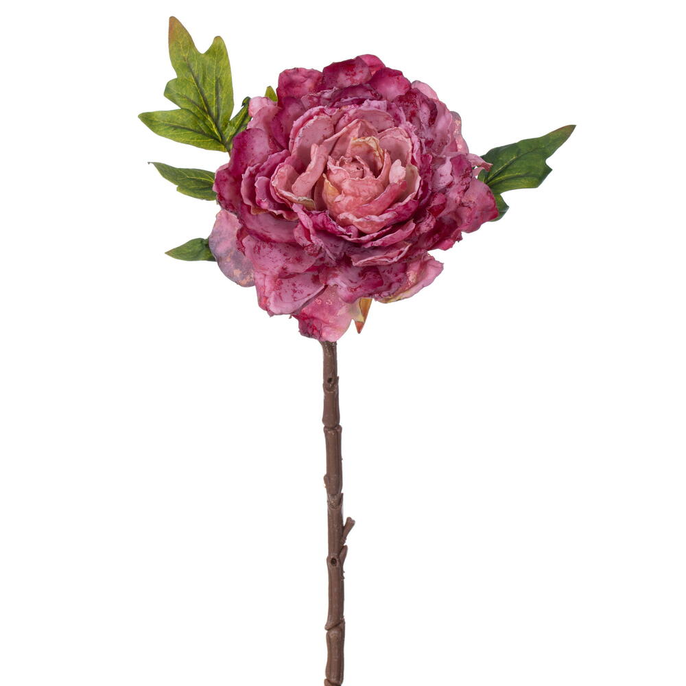 16.5″ Pink  Real Touch Peony 3/Bag