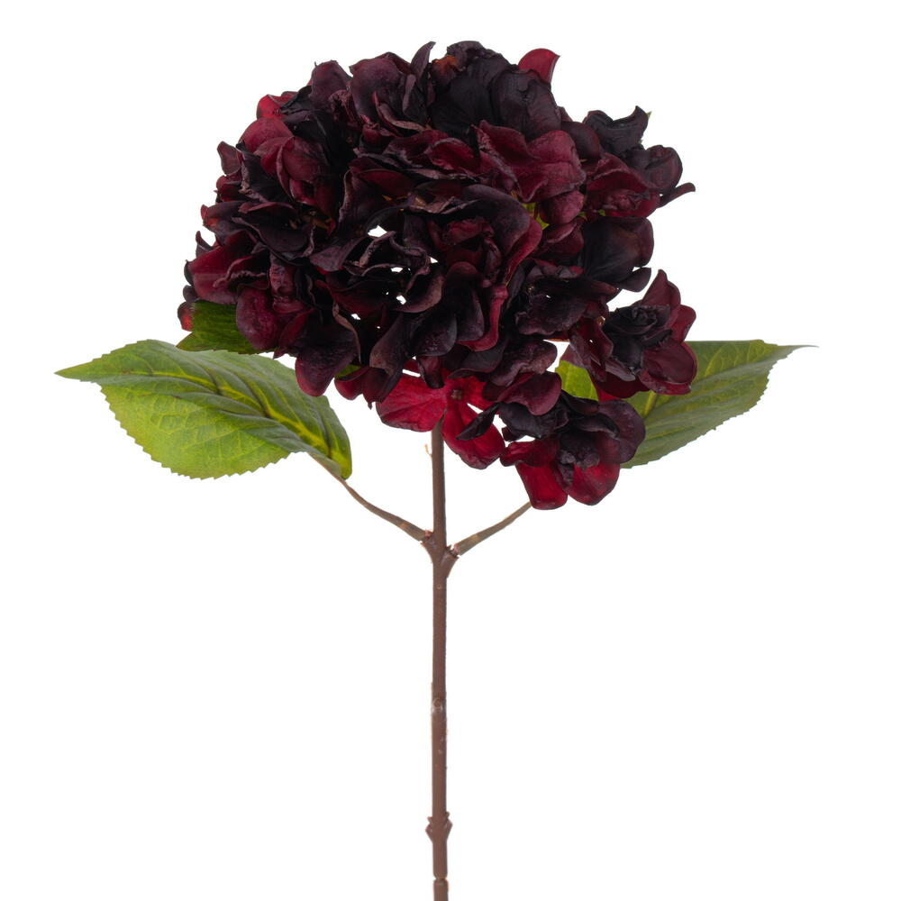 20″ Dark Purple Real Touch Hydrangea2/Bg