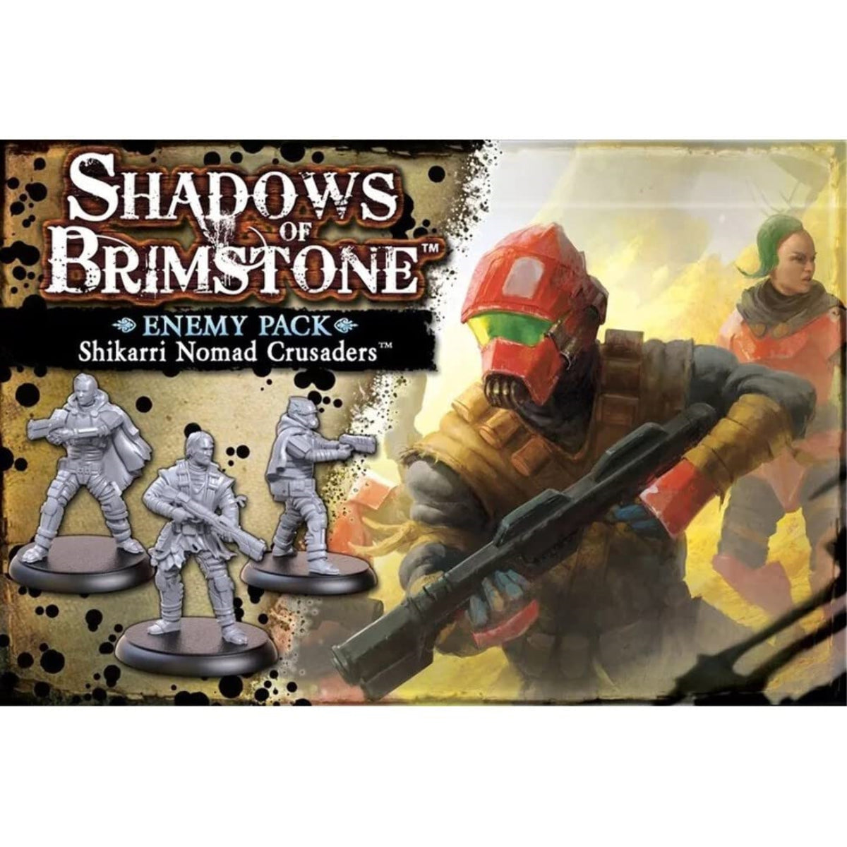 Flying Frog Productions Shadows Of Brimstone: Shikarri Nomad Crusaders Enemy Pack