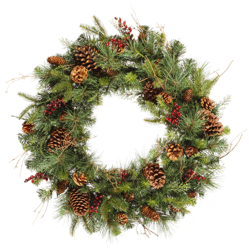 Vickerman 30″ Cibola Mix Berry Wreath 195Tips - G118730