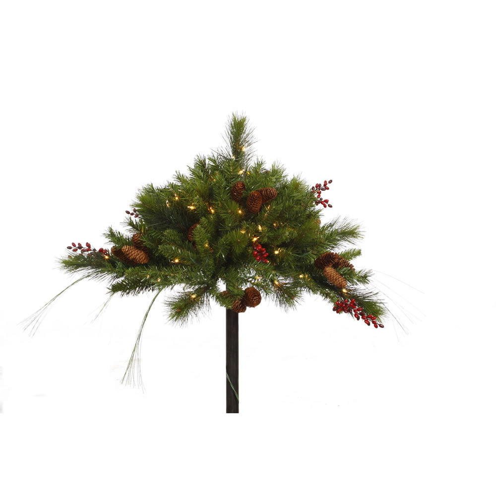 Vickerman 16”x36” Mixed Berry Cone UrnFiller 100WW - G121346LED