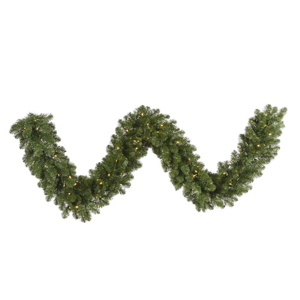 Vickerman 25' x 18″ Grand Teton Garland 300WmWhLED - G125521LED
