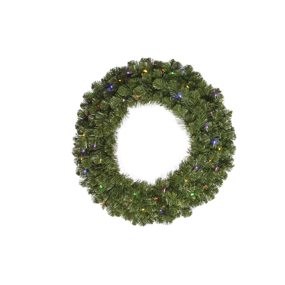 Vickerman 24” Grand Teton Wreath 35LED Multi - G125626LED
