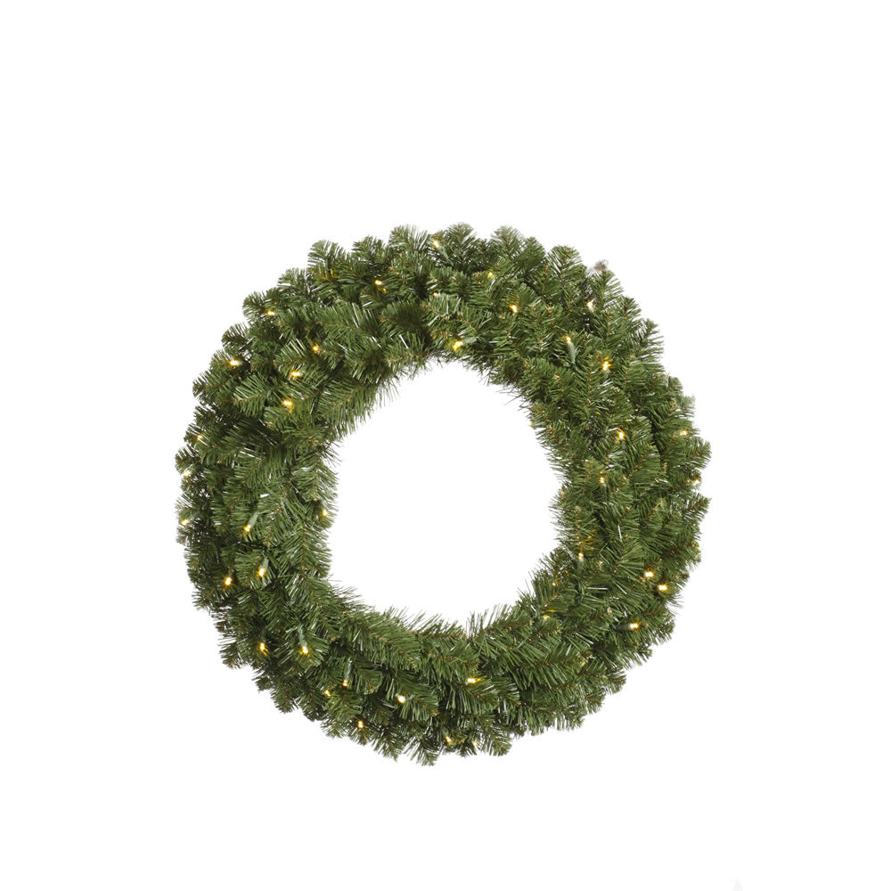 Vickerman 36″ Grand Teton Wreath 100WmWhtLED - G125637LED