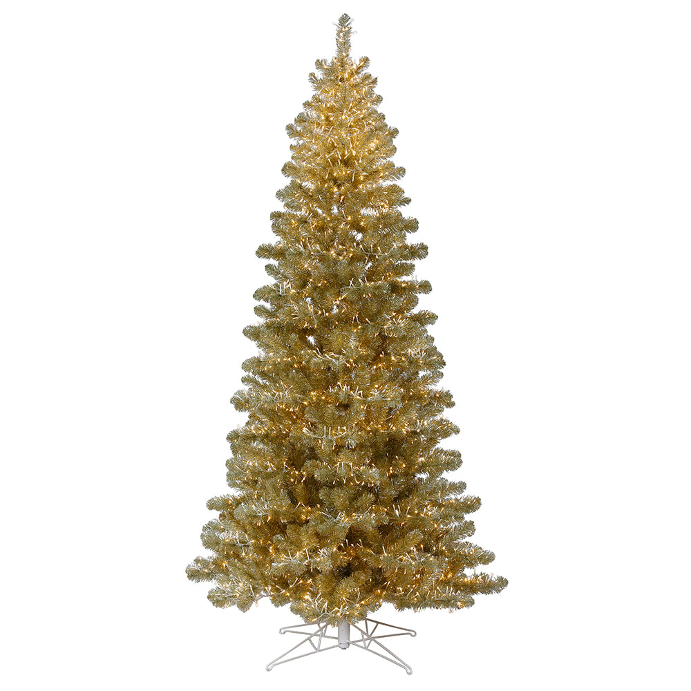 Vickerman 7.5' x 45” Champagne Slim 8F 3MM 3300WW - G182176LED