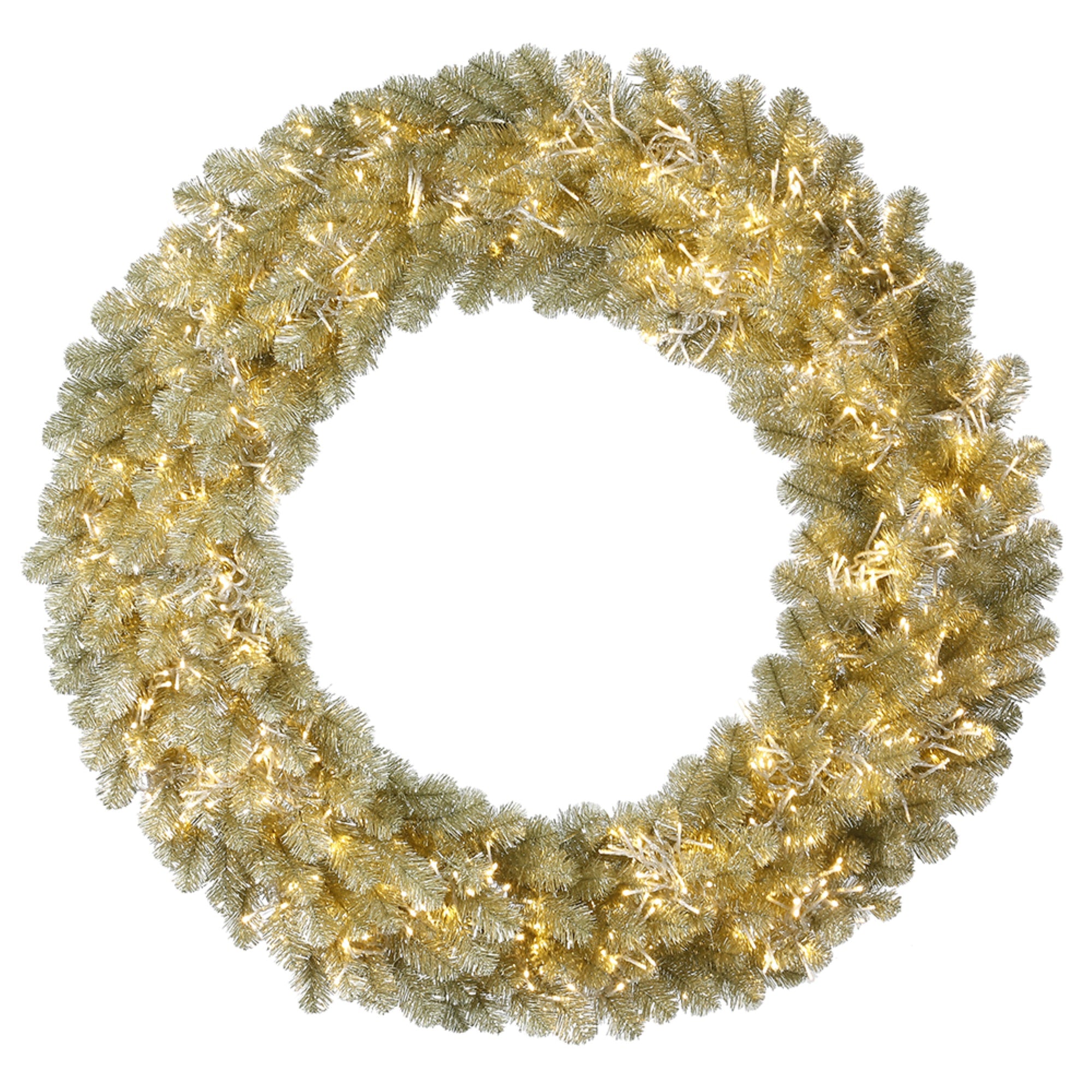 30” Champagne Wreath 8F 3MM 220WW