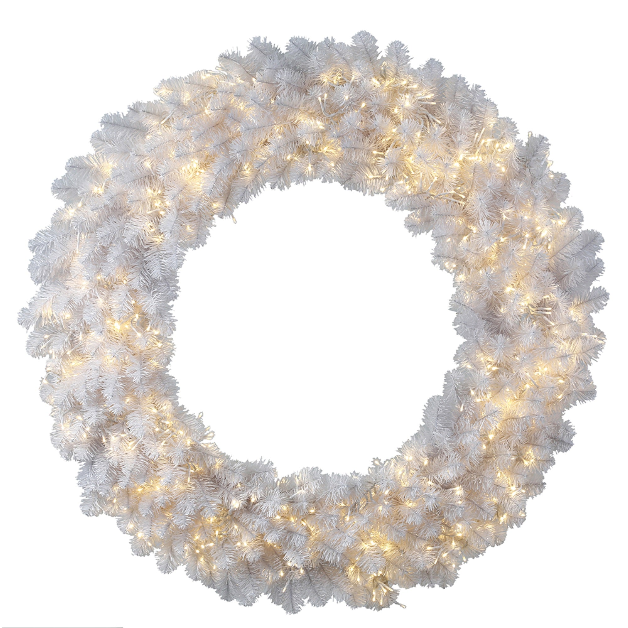 36” White Wreath 8F 3MM 660WW