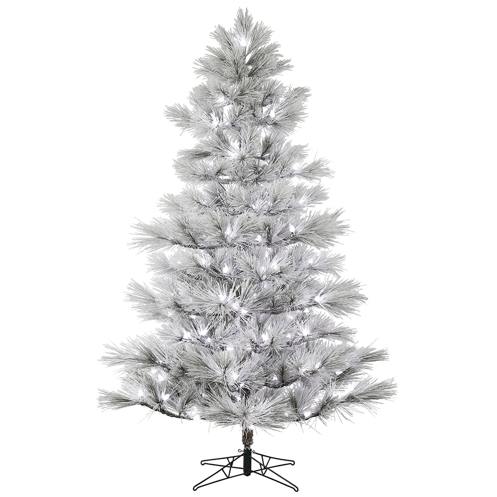Vickerman 7.5' x 52” Flkd Alder Pine C7 120Wht LED - G186576LED