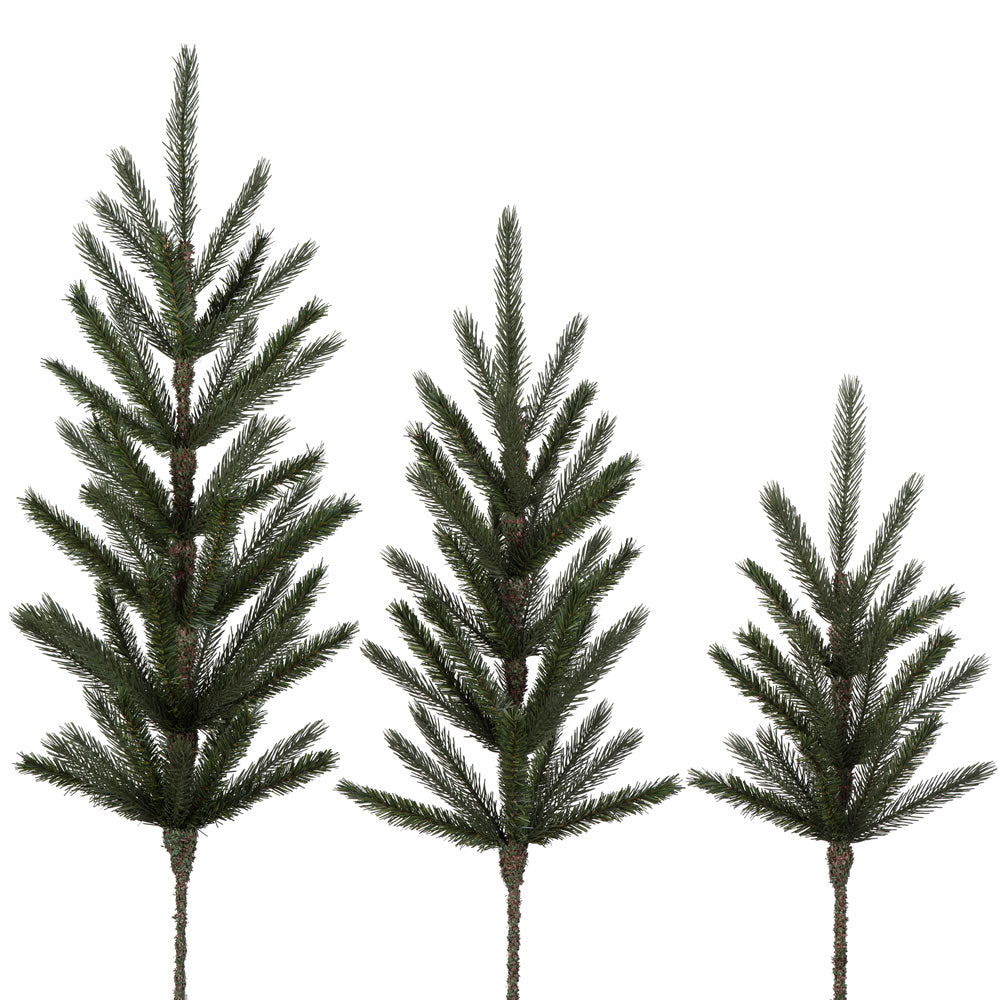 Vickerman 24-30-36” Green Spruce Tops 3Pc Set - G188224