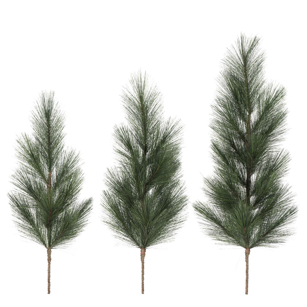 Vickerman 24-30-36” White Pine Tops 3Pc Set - G188228