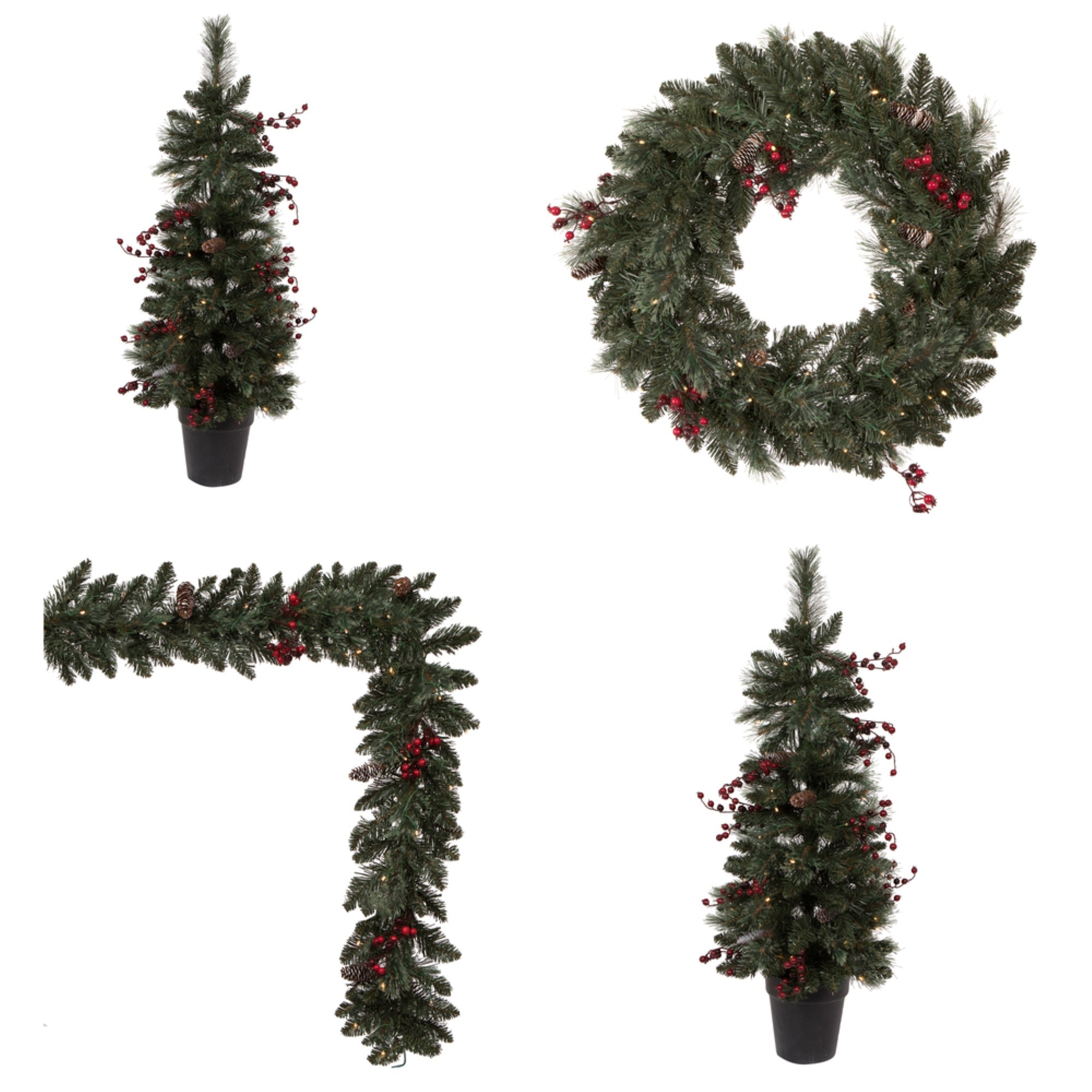 4Pc Decorated BO Front Door Set