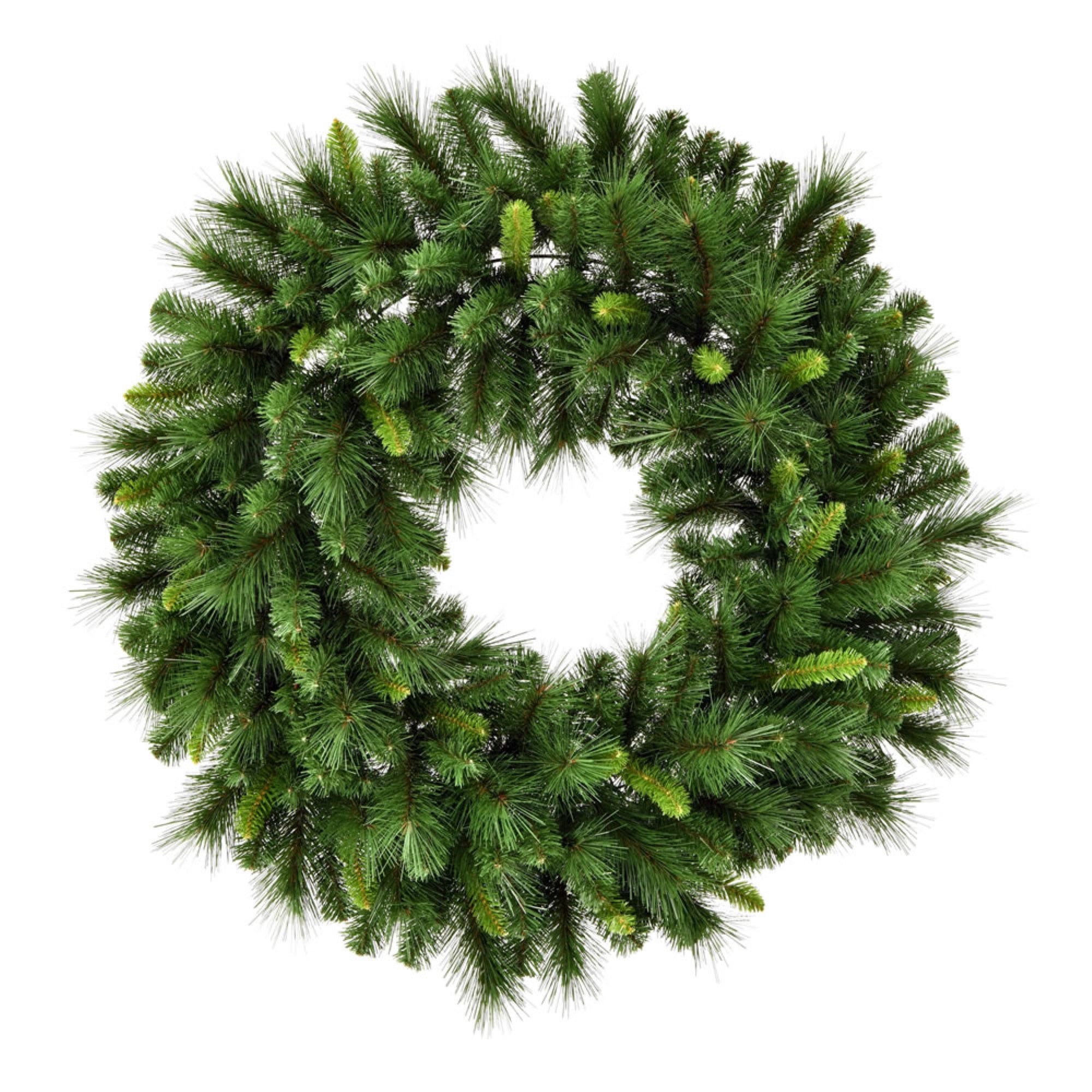 42” Bangor Mixed Pine Wreath 432Tips