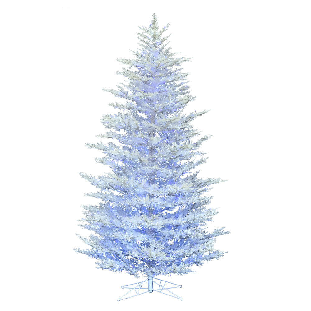 Vickerman 6.5' x 50” Flocked Cedar 3mm 1800PW+BL - G197162LED