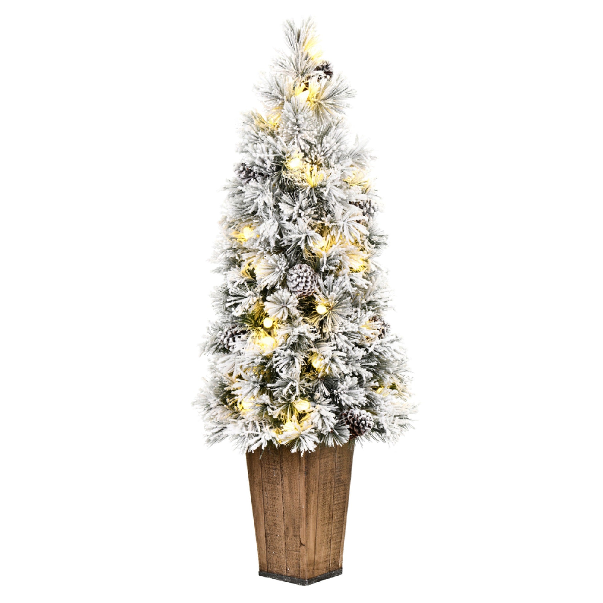 4.5'x20″ Flocked Kimball Potted 40WW LED