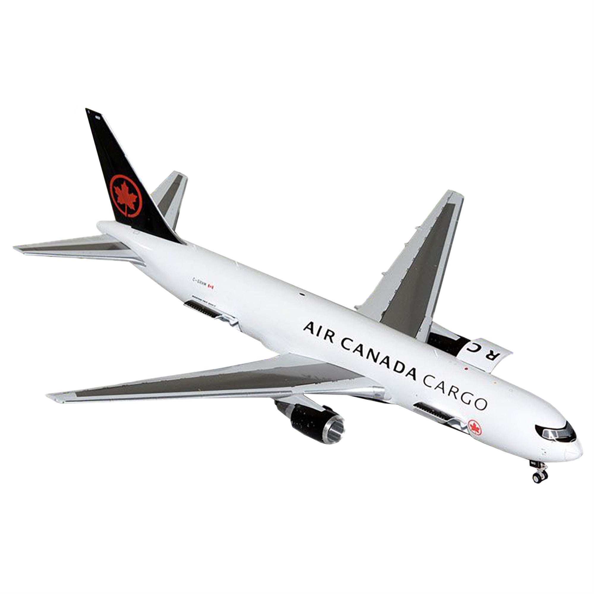 Boeing 767-300F Commercial Aircraft 'Air Canada Cargo' (C-Gxhm) White With Black Tail 'Gemini 200 - Interactive Series' 1/200 Diecast Model Airplane By Geminijets