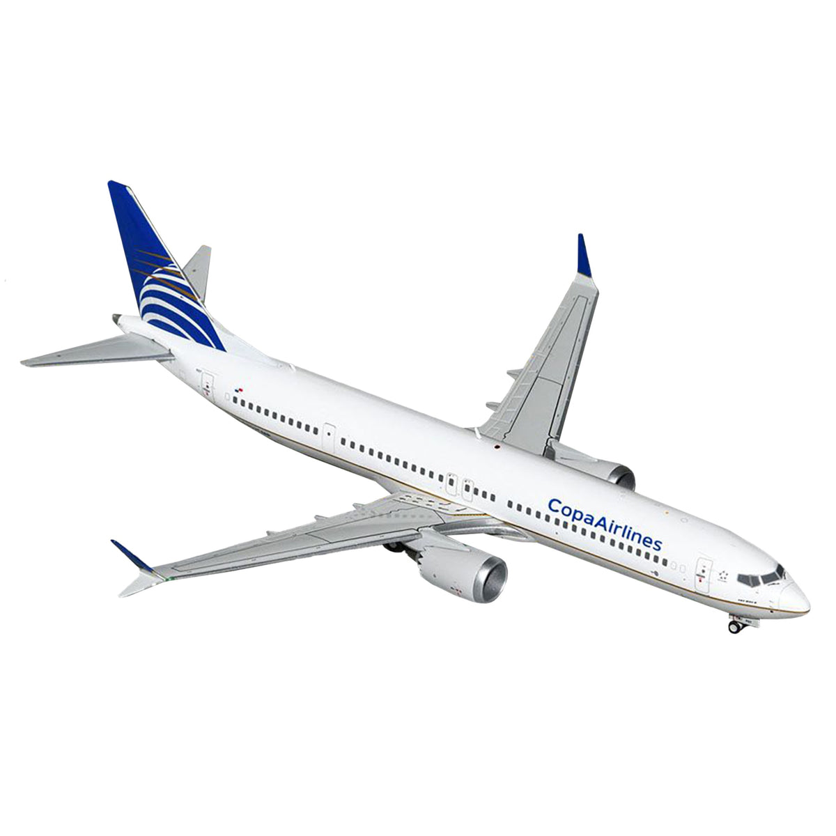 Boeing 737 Max 9 Commercial Aircraft 'Copa Airlines' (-9907Cmp) White With Blue Tail 'Gemini 200' Series 1/200 Diecast Model Airplane By Geminijets