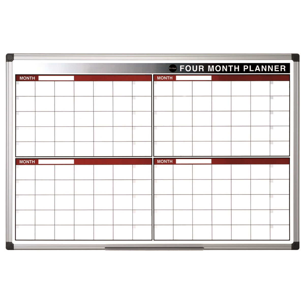 Magnetic 4-Month Dry-Erase Planner