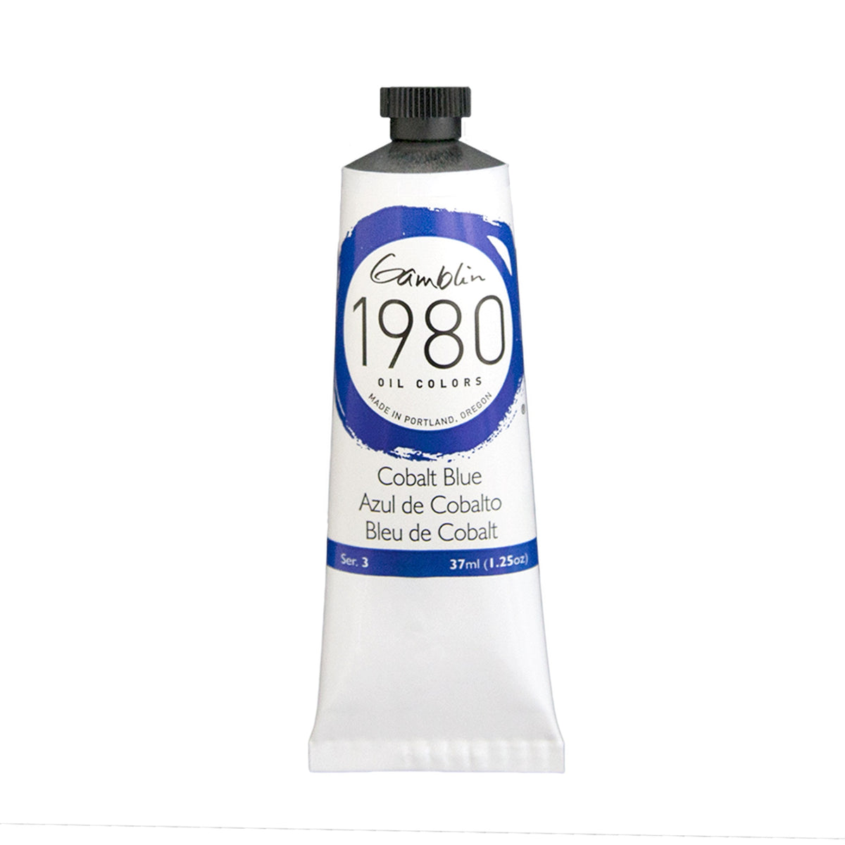1980 Oil 37Ml Cobalt Blue