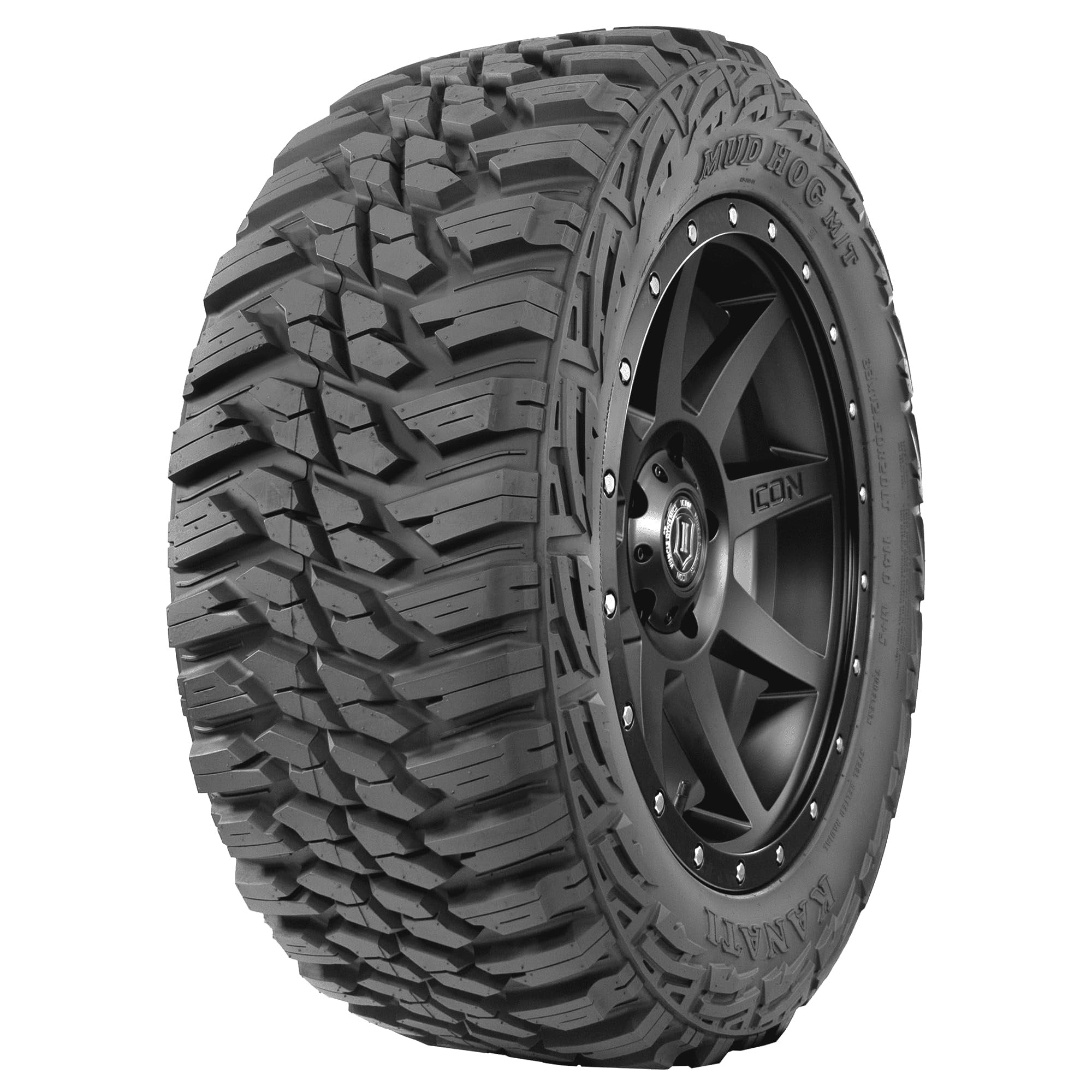 Kanati Mud Hog Mt 37X12.50R17Lt (Only Tire, Not Rim)