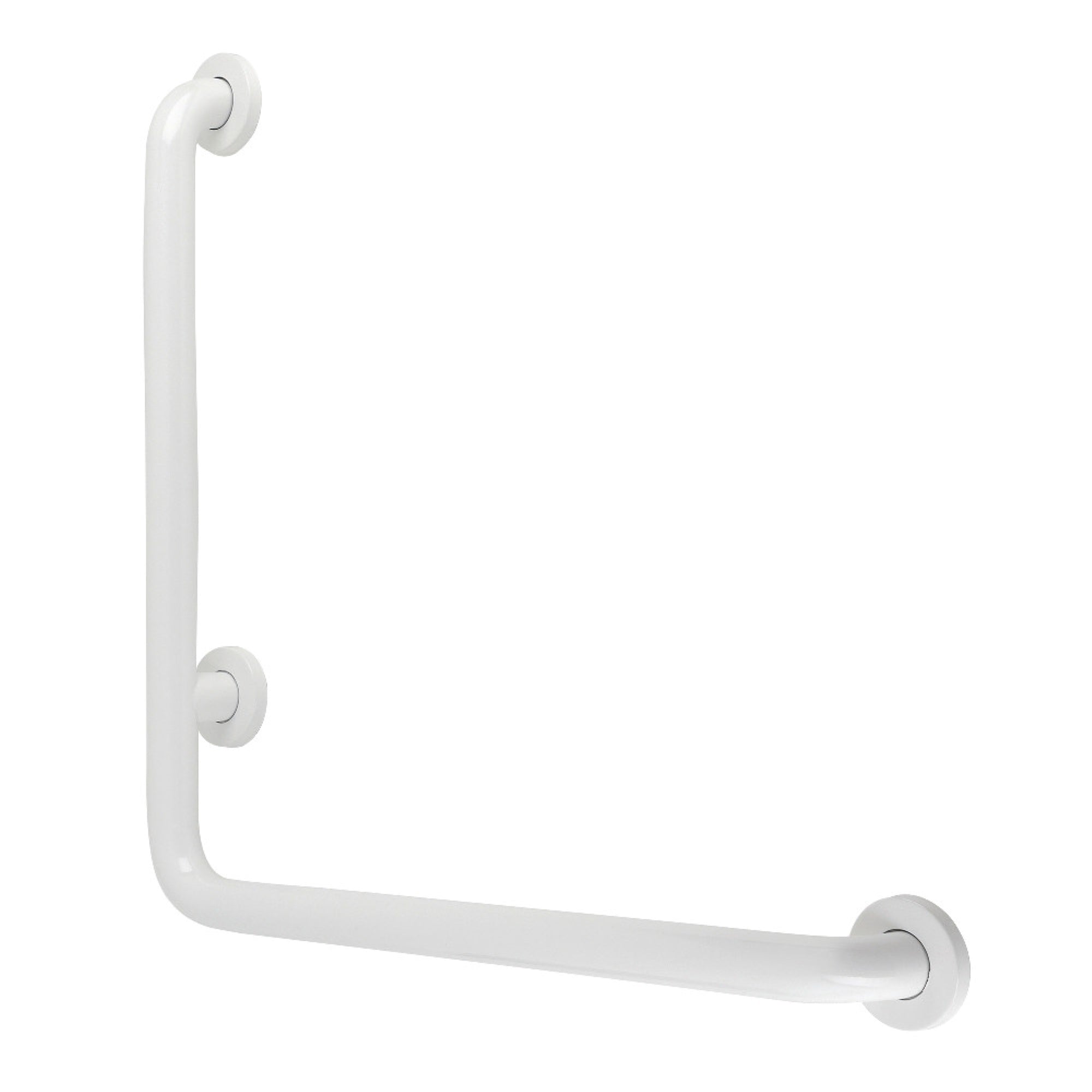 Kingston Brass Gbl1224Csrw 24X 24 L-Shaped Grab Bar - Right Hand, White