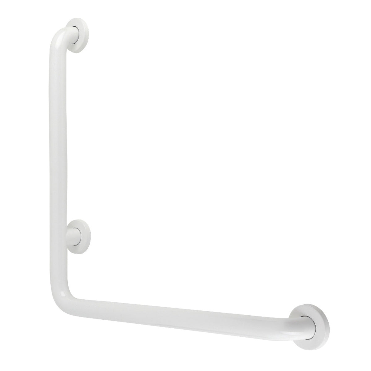 Kingston Brass Gbl1224Csrw 24X 24 L-Shaped Grab Bar - Right Hand, White