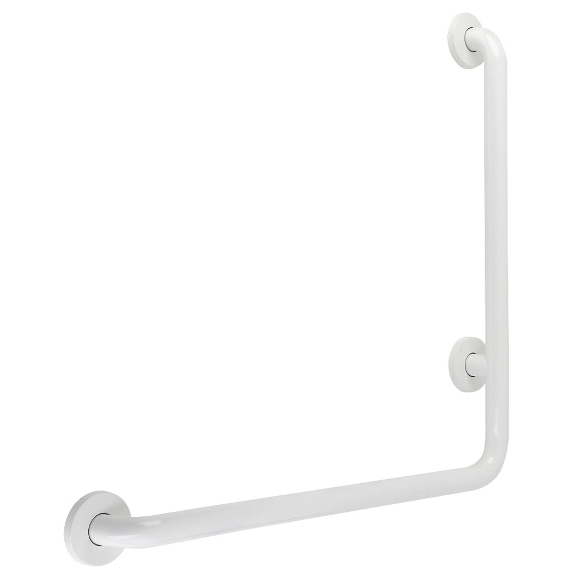 Kingston Brass Gbl1424Cslw 24X 24 L-Shaped Grab Bar - Left Hand, White