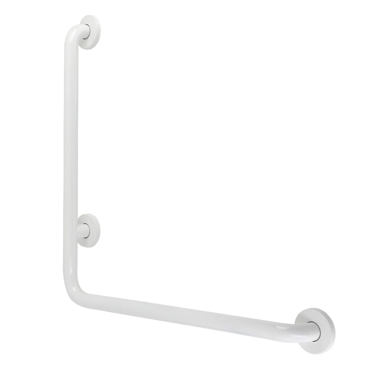 Kingston Brass Gbl1424Csrw 24X 24 L-Shaped Grab Bar - Right Hand, White
