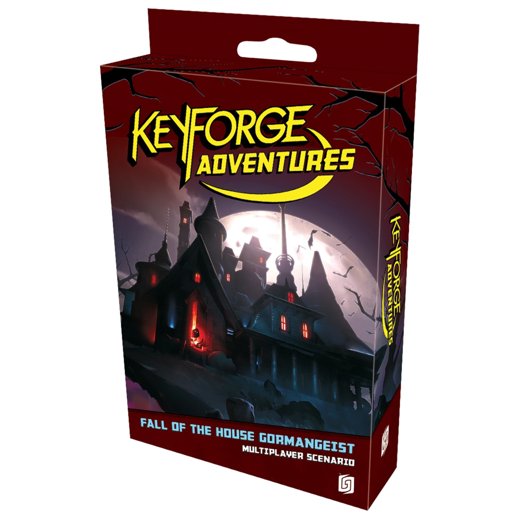 KeyForge Adventures: Fall of House Gormangeist - A Mysterious Multiplayer Scenario EXPANSION! Cooperative Card Game for Kids and Adults, Ages 10+, 1-3 Players, 30-45 Min Playtime, Made by Ghost Galaxy