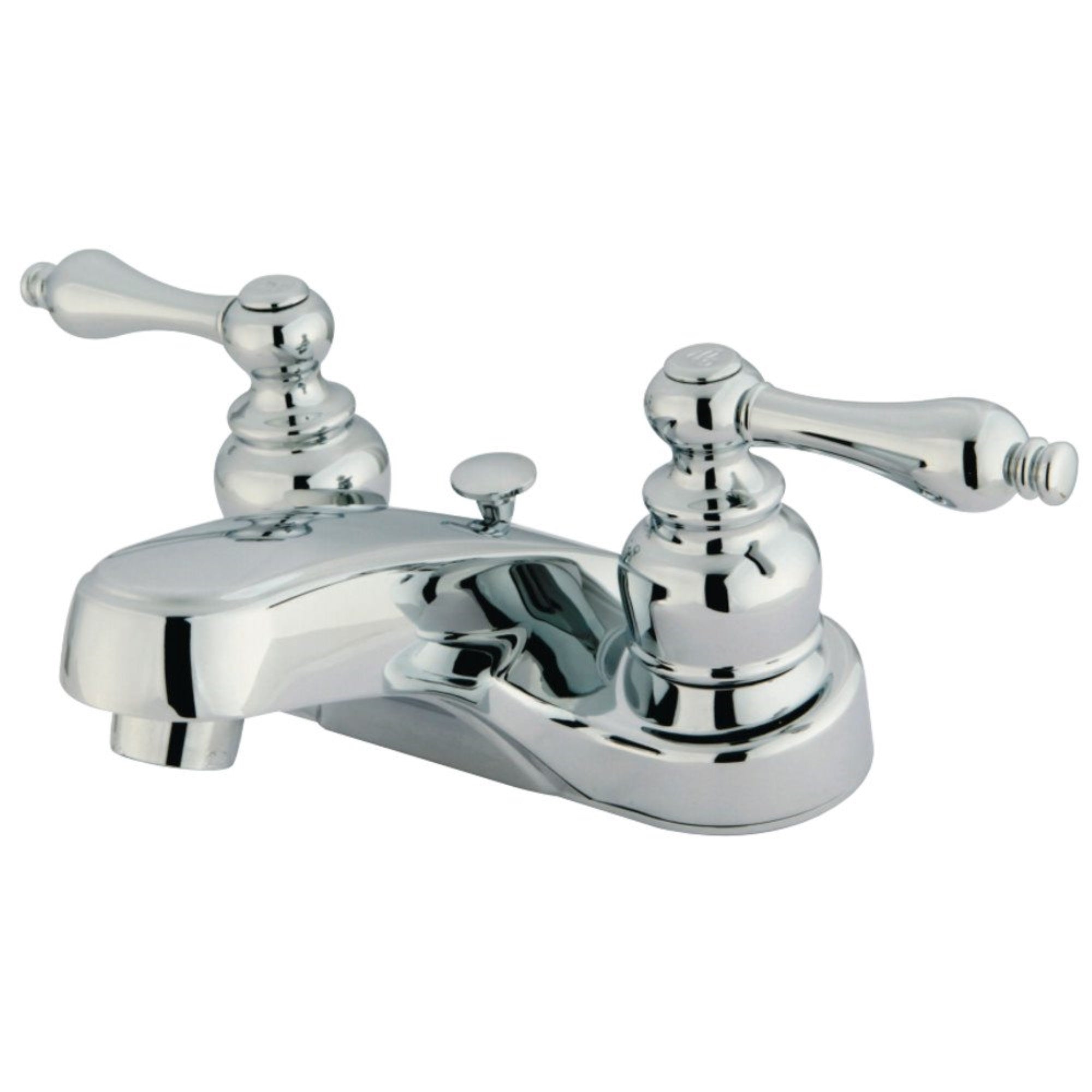 Kingston Brass Gkb251Al 4 In. Centerset Bathroom Faucet, Polished Chrome