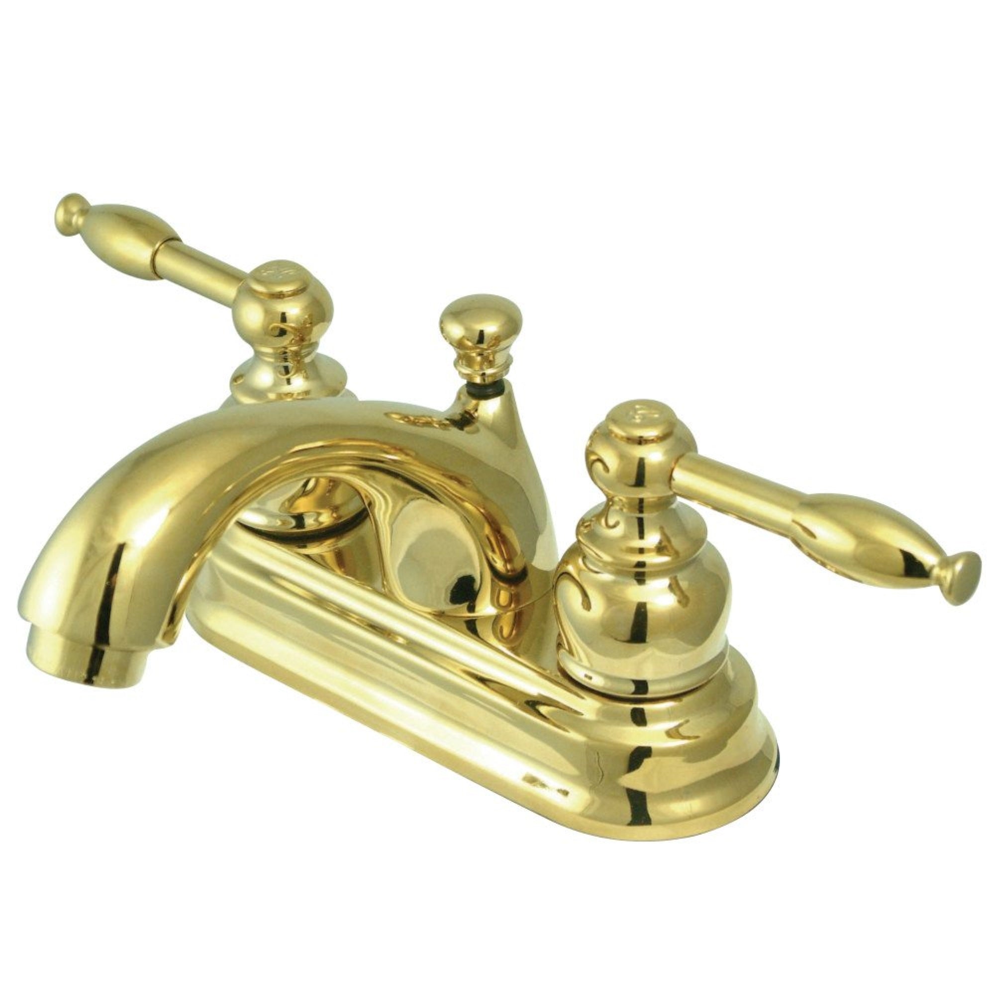 Kingston Brass Gkb2602Kl 4 In. Centerset Bathroom Faucet, Polished Brass