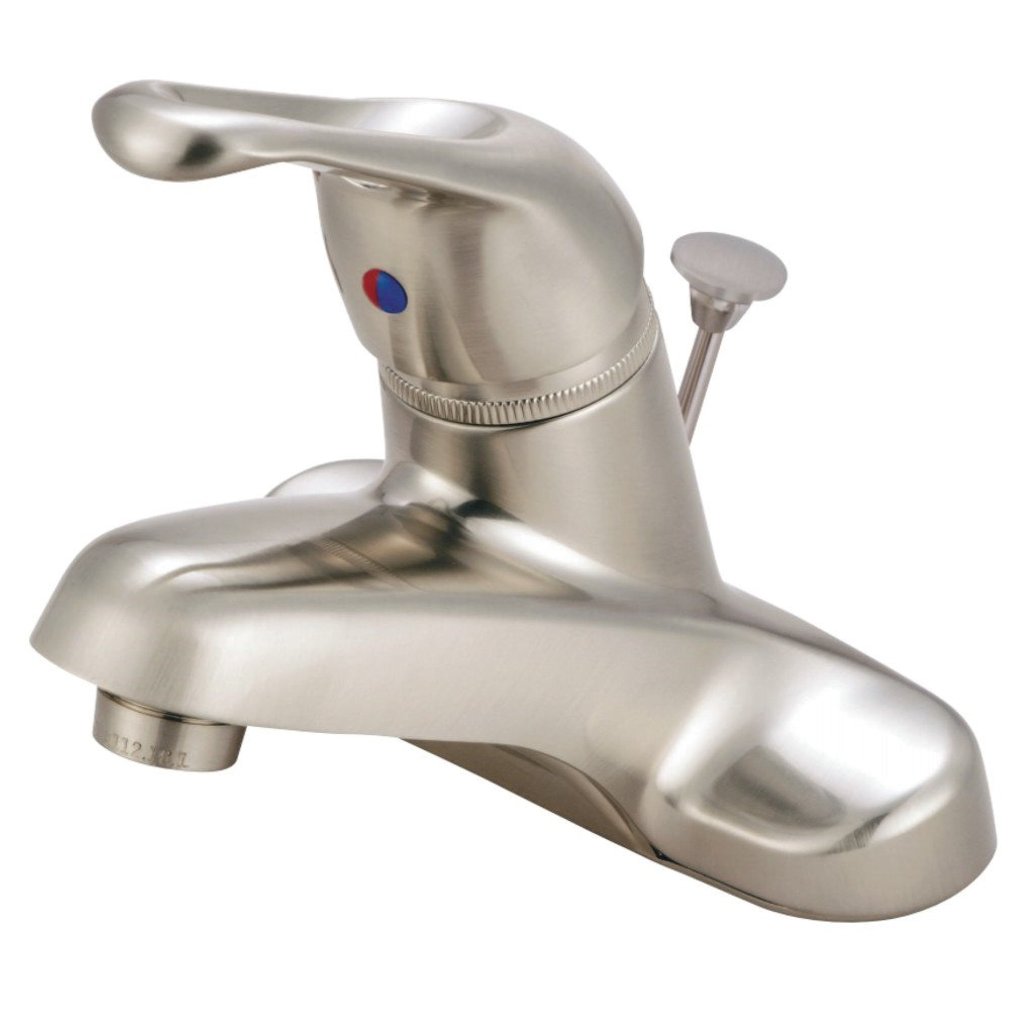 Kingston Brass Gkb518B Single-Handle 4 In. Centerset Bathroom Faucet, Brushed Nickel