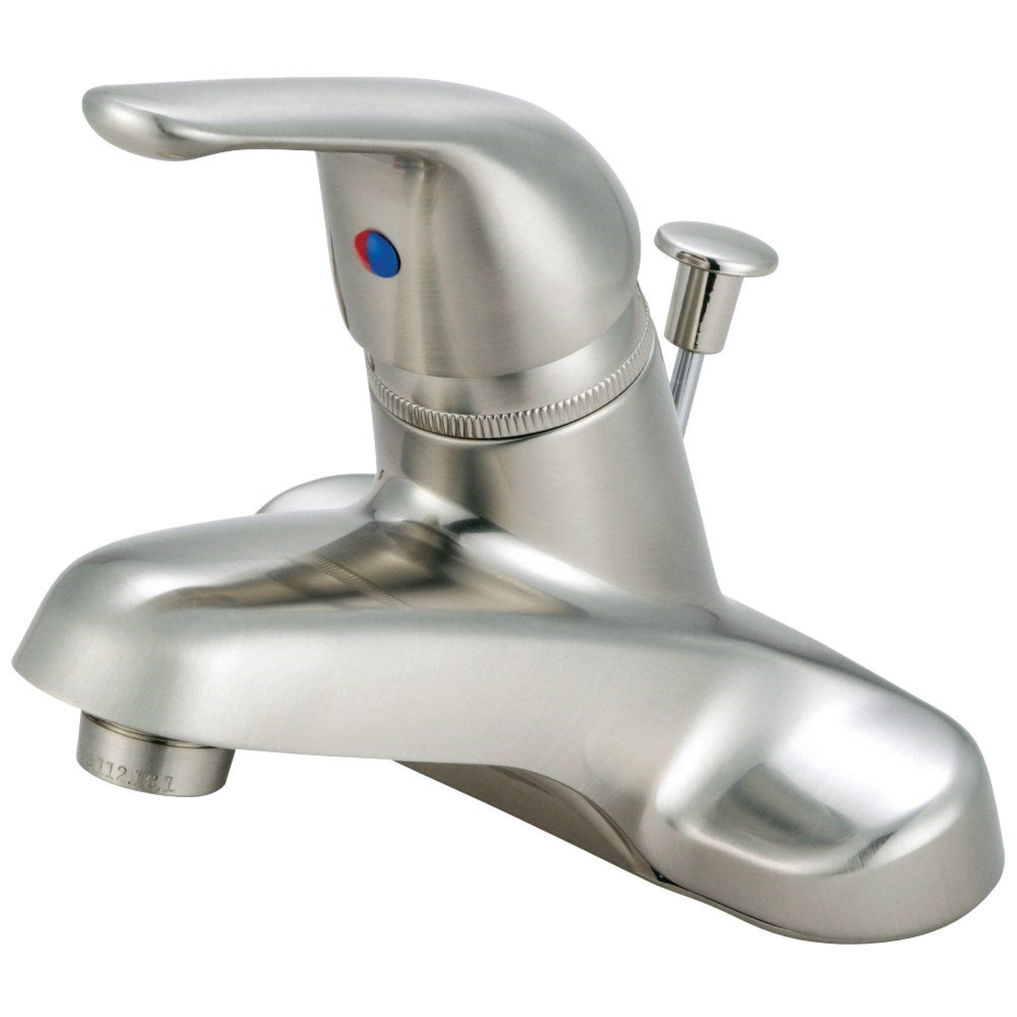 Kingston Brass Gkb548 Single-Handle 4 In. Centerset Bathroom Faucet, Brushed Nickel