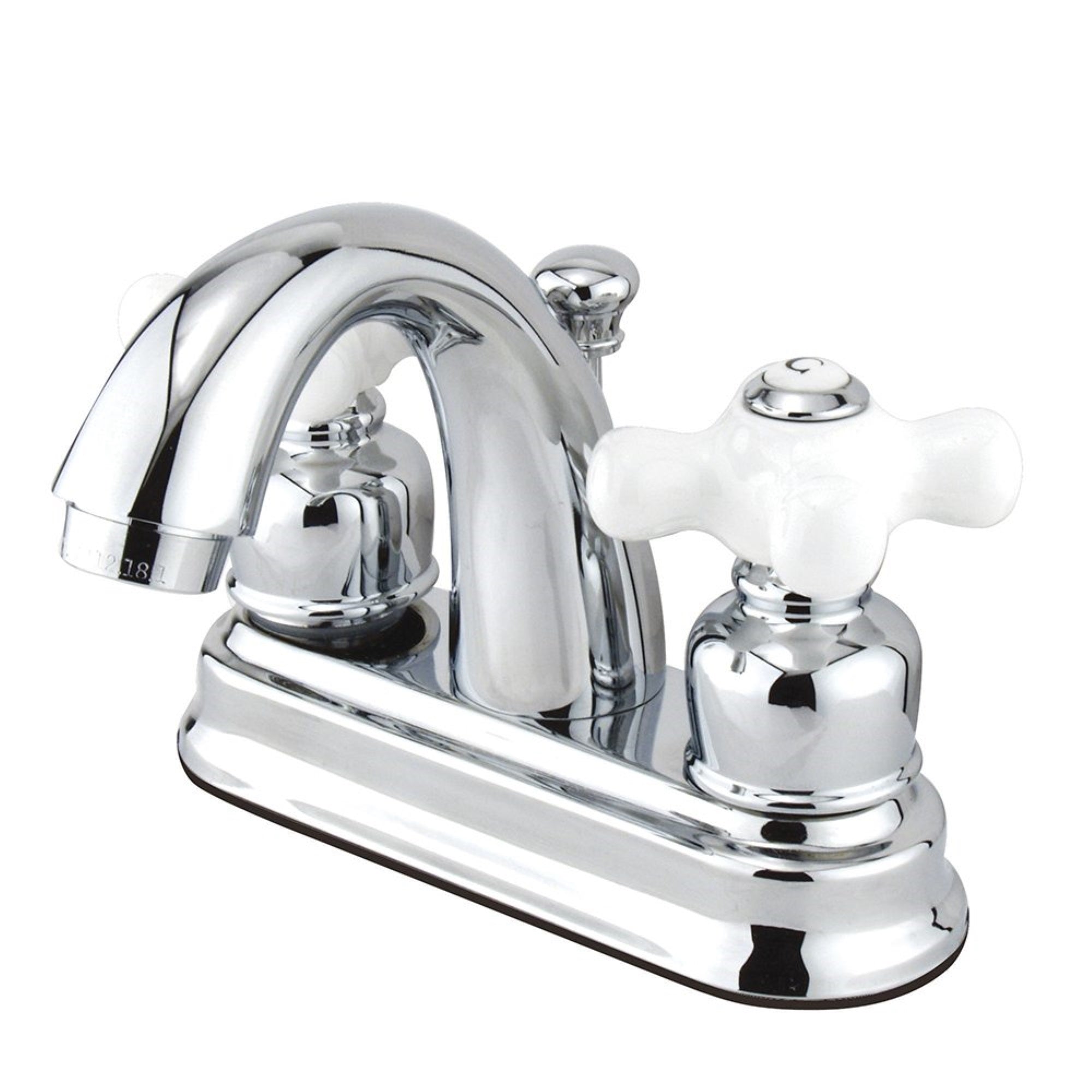 Kingston Brass Gkb5611Px 4 In. Centerset Bathroom Faucet, Polished Chrome