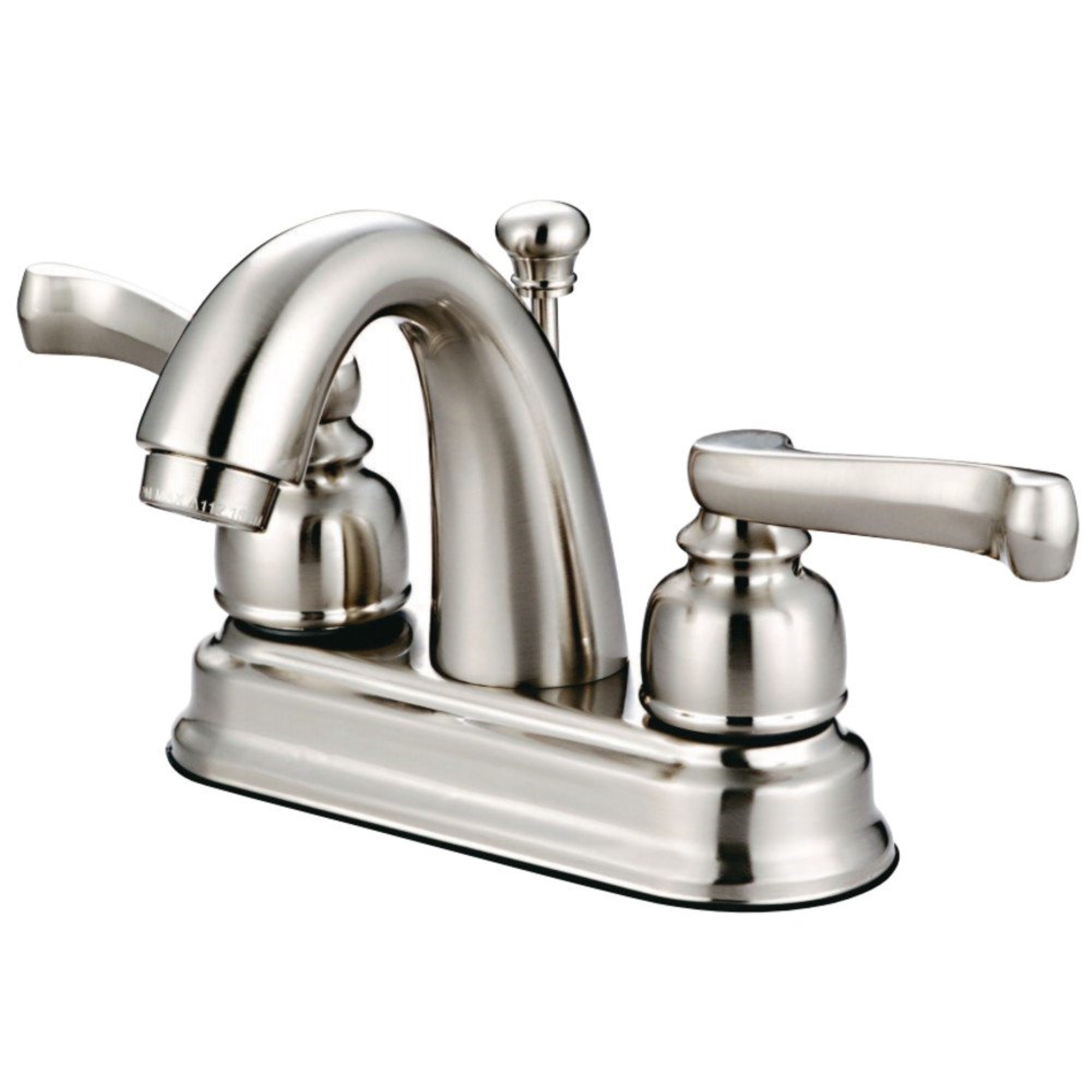 Kingston Brass Gkb5618Fl 4 In. Centerset Bathroom Faucet, Brushed Nickel