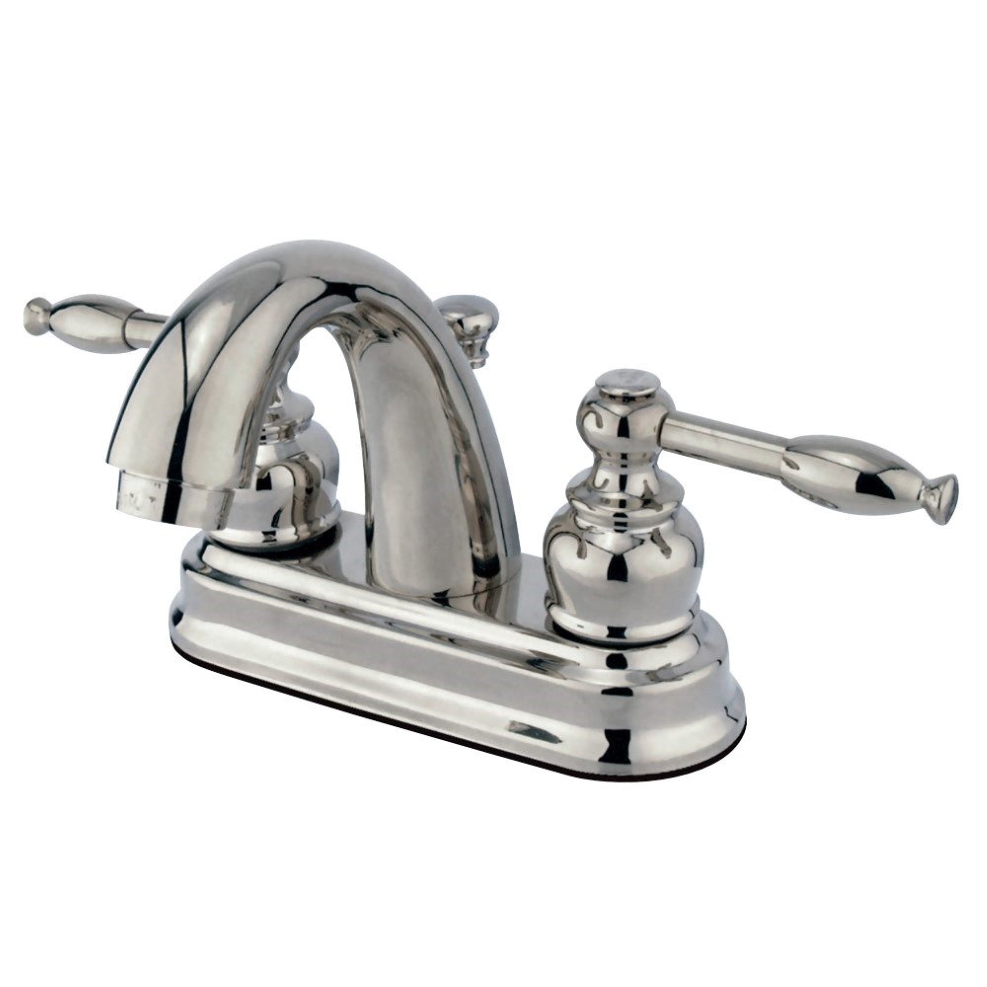 Kingston Brass Gkb5618Kl 4 In. Centerset Bathroom Faucet, Brushed Nickel